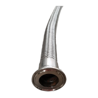 鸣固 304不锈钢金属软管 卡盘式金属软管 不锈钢软管 DN20*2000mm