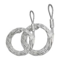 鸣固 电缆网套 电力牵引钢丝拉线网套导线蛇皮套旋转连接器 导线120-150²(20-30mm)