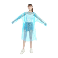 鸣固 一次性雨衣(套头款)混色 1件