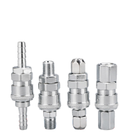 鸣固 C式快速接头快插快拧内螺纹气管外螺纹 PM公头20