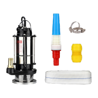 鸣固 防汛潜水泵 抽水泵220V清水泵自吸泵污水泵 1100W清水泵1寸10米(加配件)
