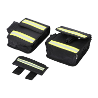 鸣固 消防绳腰包(内置腰斧) 便携消防绳消防器材工具包 双层安全绳包