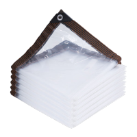 鸣固 透明防雨布2*2米