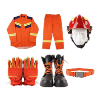 鸣固 消防应急演练灭火救灾抢险救援服20款六件套(芳纶)