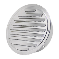 鸣固 不锈钢风帽风口 不锈钢防雨帽201油烟机平面百叶通风口 250mm 201加厚