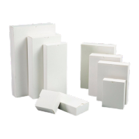 鸣固 抽屉纸盒 白卡纸盒 长方形花茶包装盒 袜子衣服折叠盒化妆品阿胶糕礼品盒 28*14*5cm(20个)ZH1513