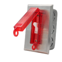 鸣固 工业安全贝迪型墙壁开关墙面按钮锁锁具WSL41上锁