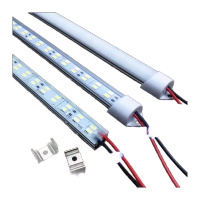 鸣固 灯条 24V双排高亮35cm 强磁防水