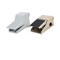 鸣固 气动开关脚踏阀4F210-08脚踩开关FV320/420气缸换向换气阀门 4F210-08G 带罩型