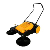 鸣固 ZJ7344工业扫地机清扫车工厂车间扫地机手推式吸尘扫地车 55L天窗款