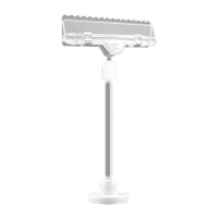 鸣固 POP广告夹爆炸贴夹子 标价签货架标签夹 货架夹 磁铁夹(长号)MGF1011