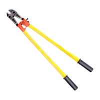 鸣固 火灾扑救380V绝缘剪断钳3000V剪柄耐电压断线钳手握式大力剪