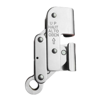 鸣固 高空钢丝绳抓绳器 高空安全绳防坠落自锁器攀爬保护器 8mm钢缆止坠器(合金钢)