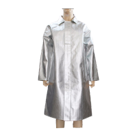 鸣固 耐高温大衣 芳纶镀铝铝箔大衣 防火隔热服防火衣隔热大衣 96cm