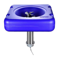 鸣固 曝气多叶轮空气能增氧泵 大功率养殖涌浪鱼塘池塘水塘大型养殖氧气泵  2.2kw-380v  30米电缆线