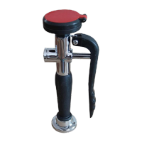 鸣固 验厂实验室台式手持单眼移动式洗眼器 台式单口洗眼器 红盖KW922951