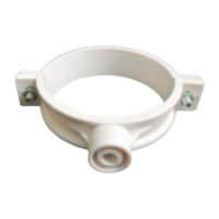 鸣固  PVC排水双用抱箍管卡 排水管吊卡 加厚管卡 50国标抱箍不含钉20个