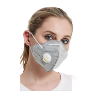 鸣固防尘防护口罩 KN95级别 1只价,30只/盒请下30的倍数 灰色