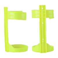 鸣固 灭火器挂架1kg固定塑料支架消防器材配件塑料架 1kg车载塑料挂架