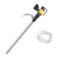 鸣固  手提式电动抽油泵大流量充电式插桶泵高粘度锂电抽液泵加油机 1000W无刷锂电池款配不锈钢管