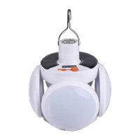 鸣固太阳能足球灯可折叠户外露营照明帐篷氛围野充电马灯超长续航应急 遥控款