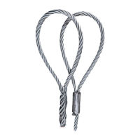 鸣固 钢丝绳插编油绳Φ18mm*3M