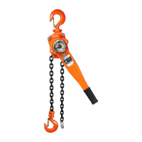 鸣固 葫芦-手扳葫芦 G80锰钢链条葫芦手拉葫芦 0.75T3M