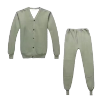 鸣固 绒衣绒裤套装 劳保服加绒保暖 防寒冷库煤矿工适用 小号165-170(110~125斤)MG-ST-9691