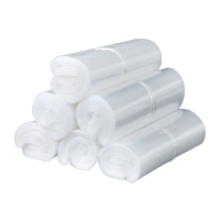 鸣固 高压PE平口袋 胶袋 双面加厚包装袋 透明塑料袋内膜袋 双面10丝90CM*110CM 10只