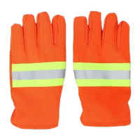 鸣固 97式手套阻燃防火隔热手套加厚防水透气微型消防站配 加厚带点珠款2025 加厚带点珠款