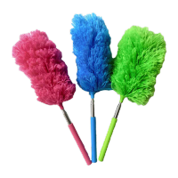 鸣固 ZJ4339除尘扫灰可伸缩毯子大扫除清洁神器禅子 除尘掸子 伸缩超细纤维尘掸90cm-颜色随机