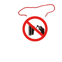 鸣固 亮光膜打印覆2mmpvc板电力标牌,加胶有人工作,严禁合闸200×200×2mm