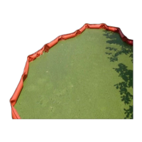 鸣固 围油栏 固体浮子式PVC围油栏 船舶码头海事油库专用拦污带拦油带 WGV450(一米)