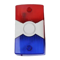 鸣固 小型声光警报器警示灯 安全蜂鸣 220V101型警报器