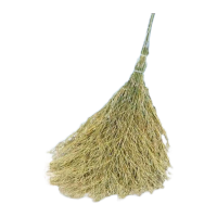 鸣固 3.5斤带叶竹枝连体竹扫把 学校工厂环卫小区马路物业柏油道路地面清洁大扫把