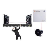 鸣固 探测器 ABT-30/60/100 经典款带底板整套(主机 对射 电源*2 支架*2)