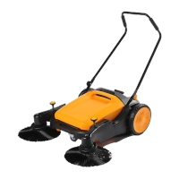 鸣固 手推式扫地机 HL-980天窗款