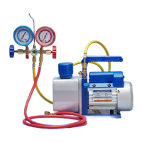 鸣固 真空泵 旋片式气泵单双级小型真空泵实验室冷柜空调制冷贴合机用真空泵 RS-1单级泵加两手轮双表