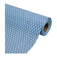 鸣固 疏水垫镂空方砖防滑加厚pvc耐磨卫生间浴室户外防水脚垫 疏水垫 浅蓝色60cm*90cm厚5mm