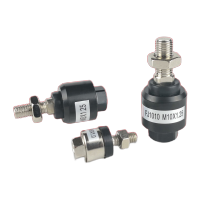 鸣固 气动附件气缸浮动接头 万向接头摆动接头 M12*1.75