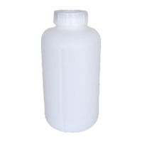 鸣固 ZJ5088大口圆形清洁塑料试剂涂料熟化桶 特种涂料滚动熟化瓶 5L