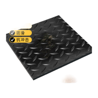 鸣固防滑橡胶板铺地减震绝缘橡胶垫细条纹防滑橡胶板1.5m*5mm*10mKW2878