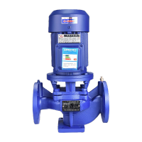 鸣固 立式管道离心泵 IRG冷热水增压循环水泵 单级单吸冷却塔管道泵380V 50-125-1.5kw