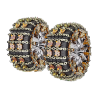鸣固 汽车防滑链小轿车越野车suv冬天雪地破冰虎爪合金钢链加粗不伤轮胎 适用175-265 虎爪款[加粗6条装]