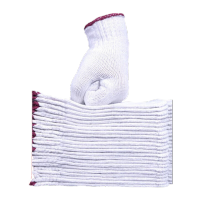 鸣固 劳保棉纱手套 加厚耐磨工作手套批发线手套 工地车间劳防手套 [棉线手套]600克12