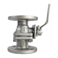 鸣固 304不锈钢法兰球阀 手动直流式球阀 耐潮湿耐生锈固定球球阀 DN32 TS067034242