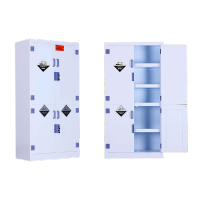 鸣固 PP酸碱柜学校实验室药品柜双门上下实门