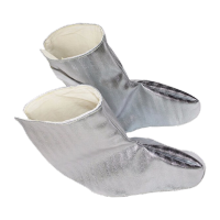 鸣固 芳纶镀铝脚罩 隔热耐高温护脚 阻燃护脚耐高温护脚