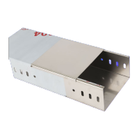 鸣固 金属喷涂线槽含线槽盖板螺丝连接辅材 CT300*150*2mm