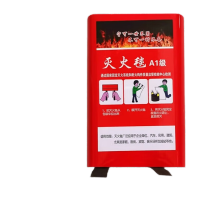 鸣固 灭火器搭配用火灾逃生灭火毯玻璃纤维应急灭火毯1.5m*1.5m(盒装)